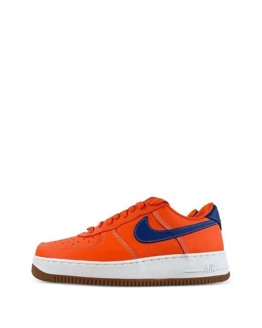 Nike Orange Air Force 1 Low Sneakers for men