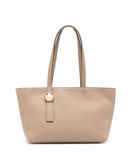 Furla Natural Sfera M Leather Tote Bag