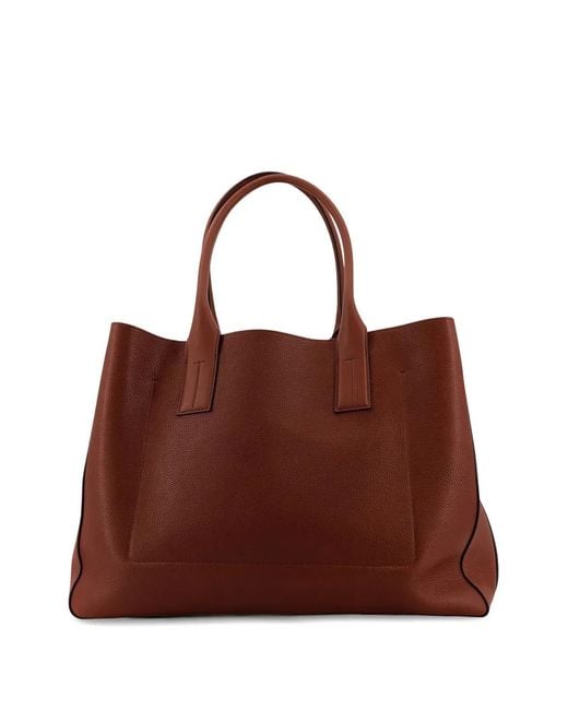 Tom Ford Brown Zip Shoulder Bag for men