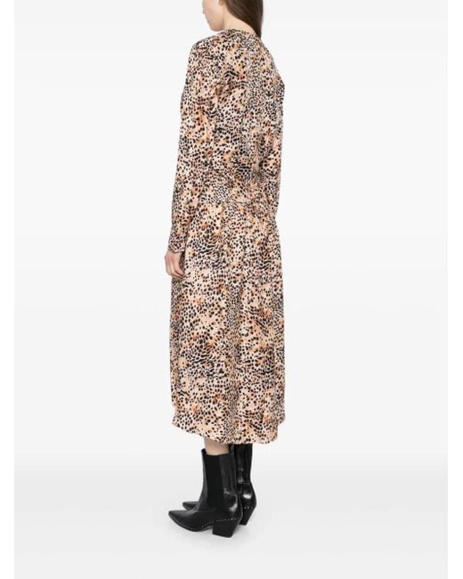 Isabel Marant Natural Magaly Midi Dress