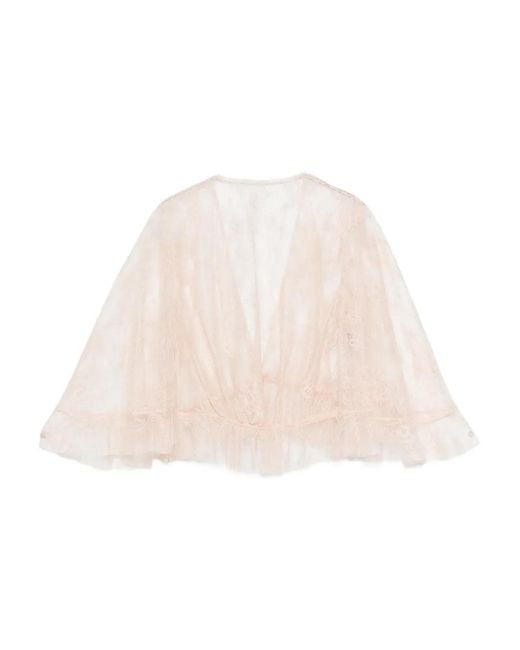 Alberta Ferretti Natural Shirt