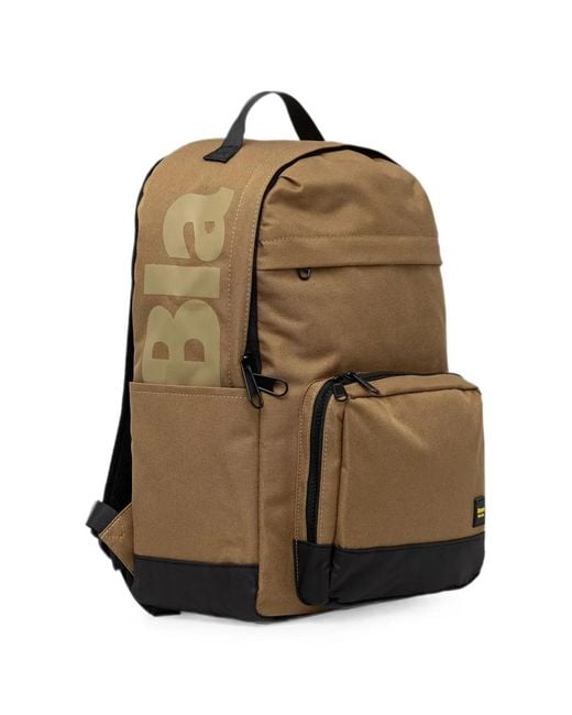 Blauer Natural Logo-Print Backpack for men