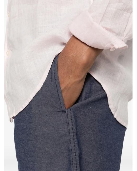 Woolrich Blue Drawstring Shorts for men