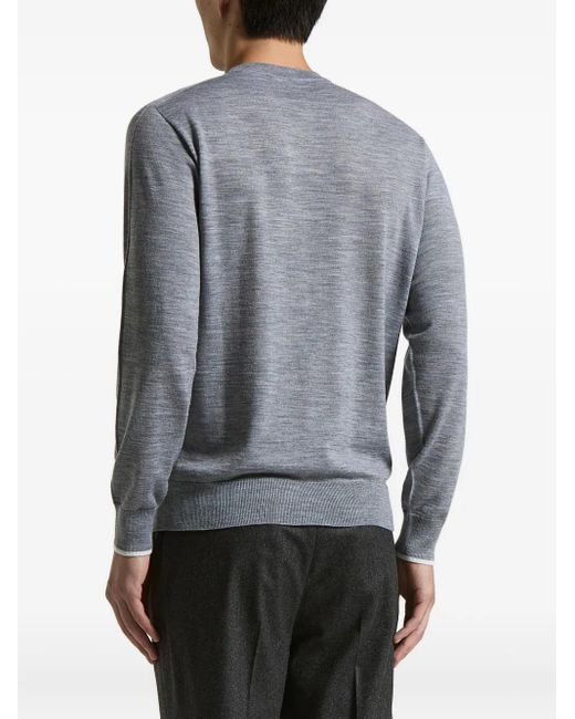 Pull À Col Rond Peserico pour homme en coloris Gray