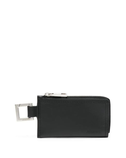 Jacquemus Black Le Porte-Zippé Cuerda Cardholder for men