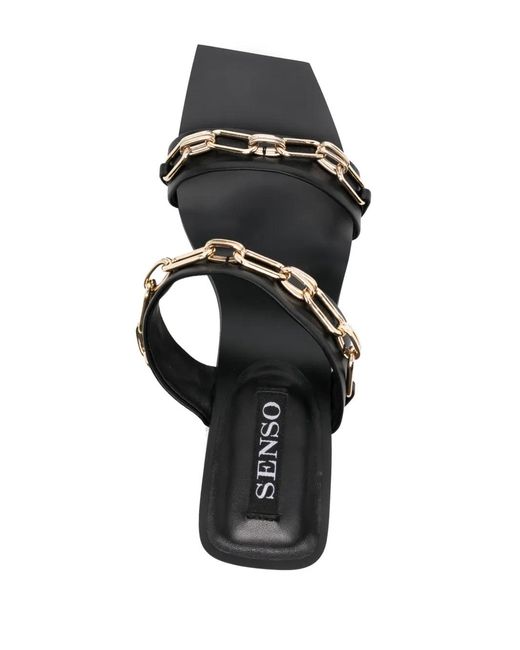Senso Black Mikayla Sandals
