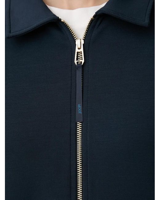 Joop! Blue Drawstring-Hem Raglan-Sleeve Jacket