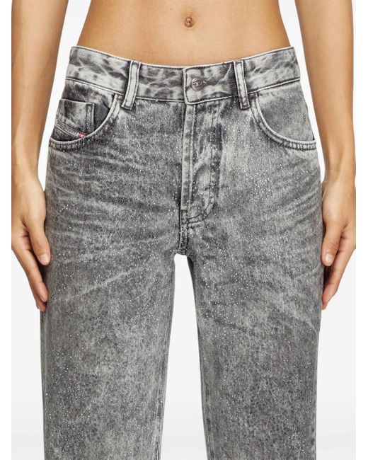 DIESEL Gray Trousers