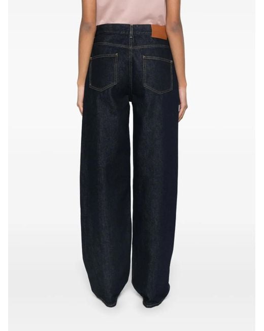 Loulou de Saison Blue Samur Straight-Leg Jeans