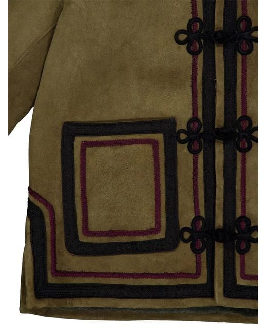 BAZISZT Green Hooded Leather Jacket for men