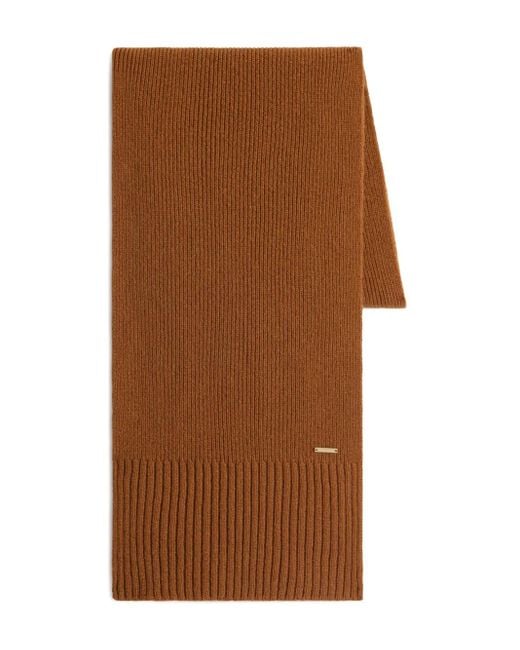 Écharpe En Cachemire À Design Côtelé Woolrich en coloris Brown