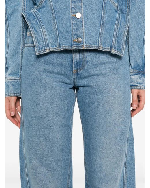 Jeans Dritti di Mugler in Blue