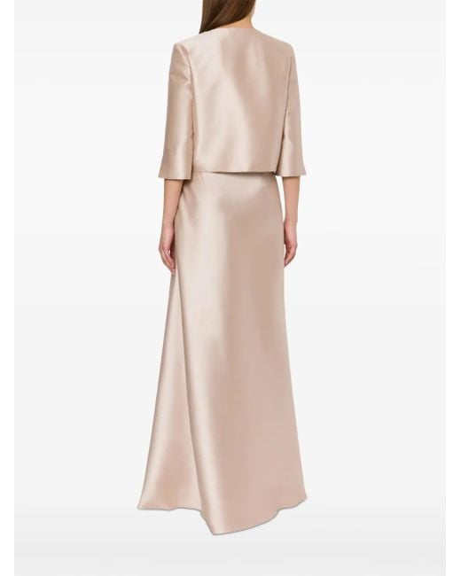 Alberta Ferretti Pink Satin Jacket