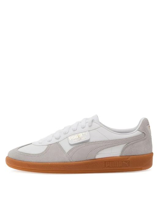 PUMA White Palermo Sneakers