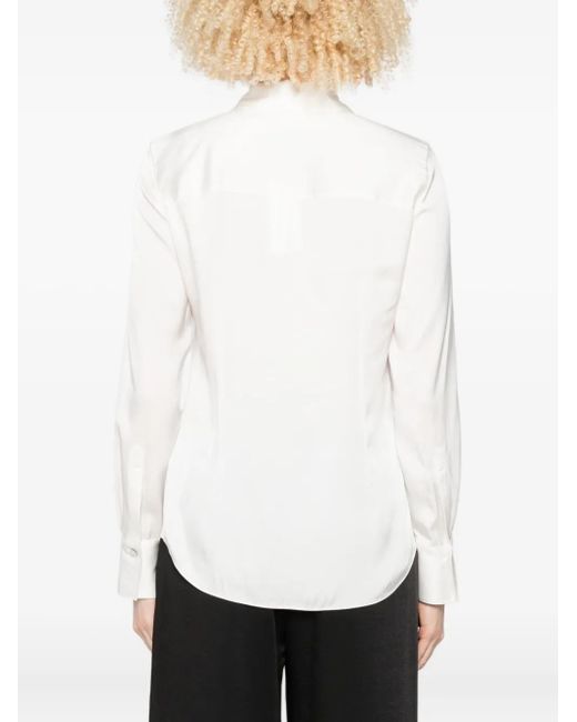 Vince White Buttoned Relaxed Shirt