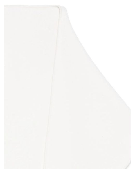 Totême  White Triangle Scarf