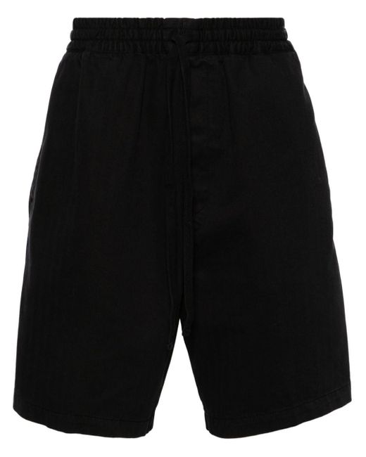 Carhartt Black Rainer Cotton Bermuda Shorts for men
