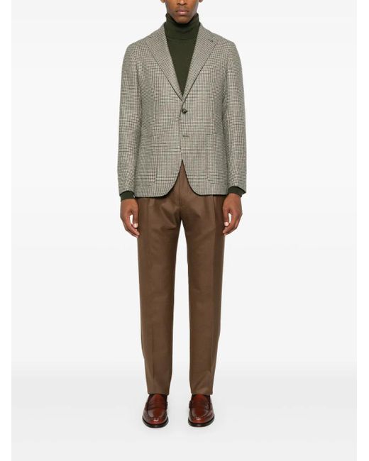 Tagliatore Gray Single-Breasted Blazer for men