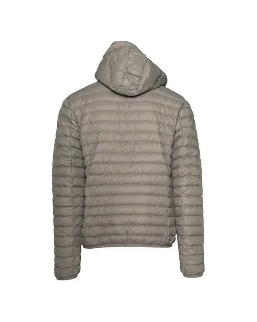 Colmar Gray Hooded Quilted Jacket for men