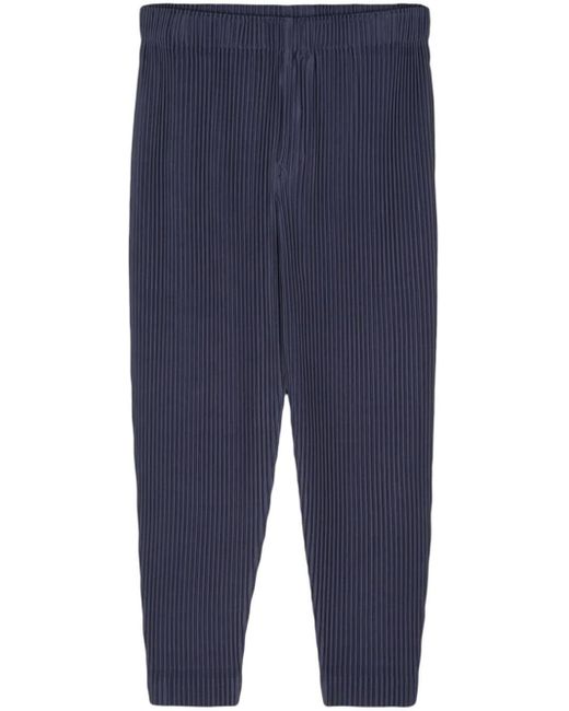 Pantalon MC February à design plissé Homme Plissé Issey Miyake pour homme en coloris Blue