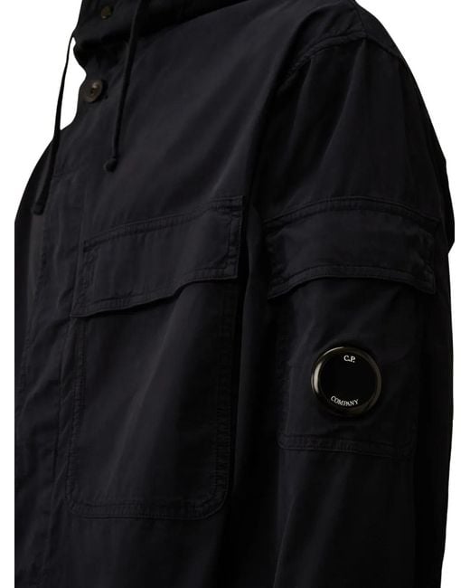 C P Company Black Veste À Capuche for men