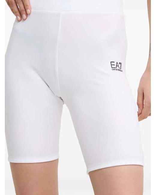 EA7 White Ventus 7 Mini Skirt