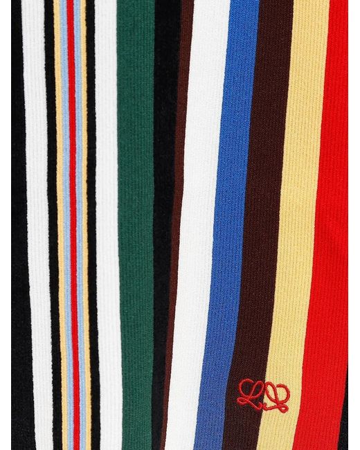 Loewe Red Multicolour Striped Top