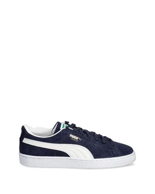 PUMA Blue Suede Classic Sneakers