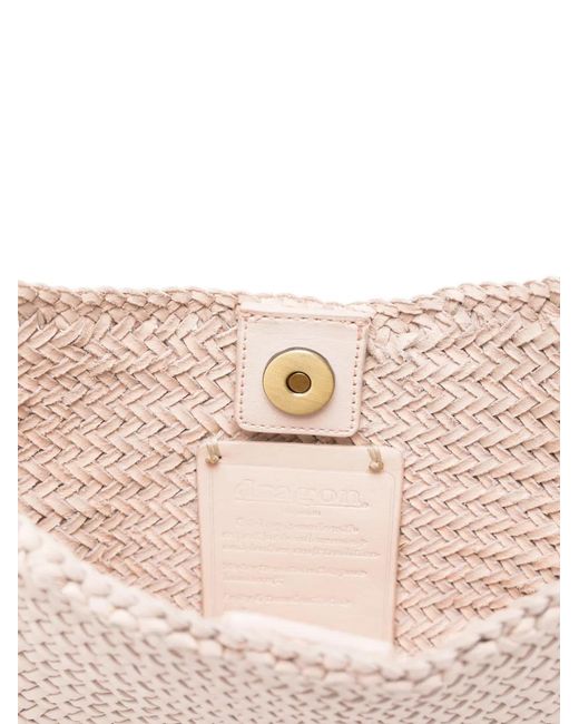 Dragon Diffusion Pink Nova Luna Braided Shoulder Bag