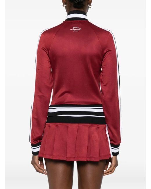 Off-White c/o Virgil Abloh Red Sportjacke mit Kontraststreifen