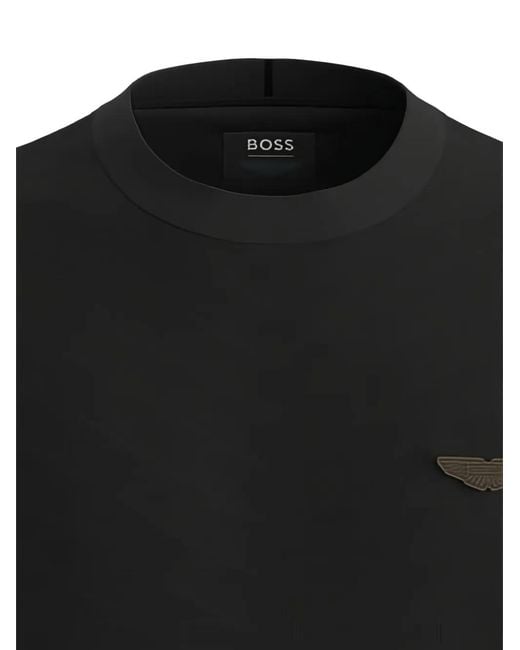Boss Black Logo-Patch T-Shirt for men