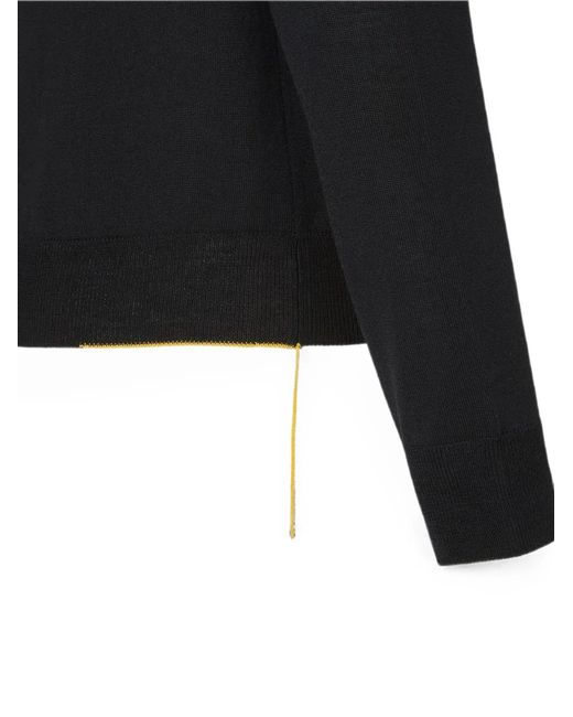 Fendi Black Wool Pullover for men