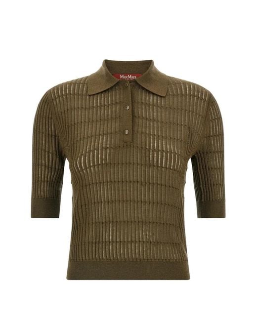 Max Mara Mstgallo Polotop in het Green