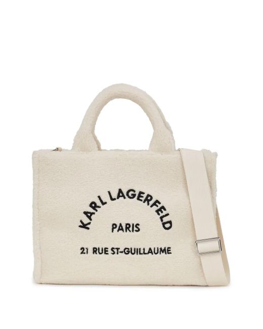 Karl Lagerfeld Goji Square Medium Shopper in het Natural