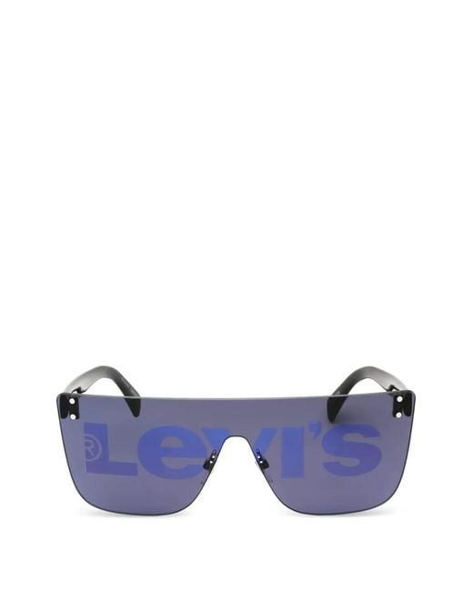 Levi's Blue Shield-Frame Sunglasses