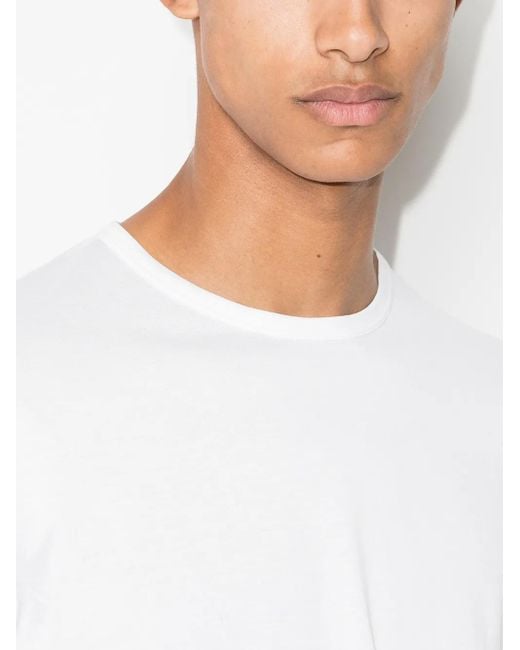 Sunspel White Long-Sleeve Top for men