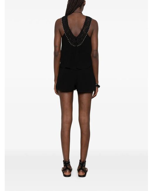 Isabel Marant Black Nilany Playsuit