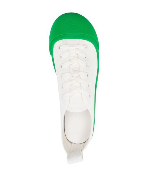 Bottega Veneta Green Vulcan Low-top Sneakers for men