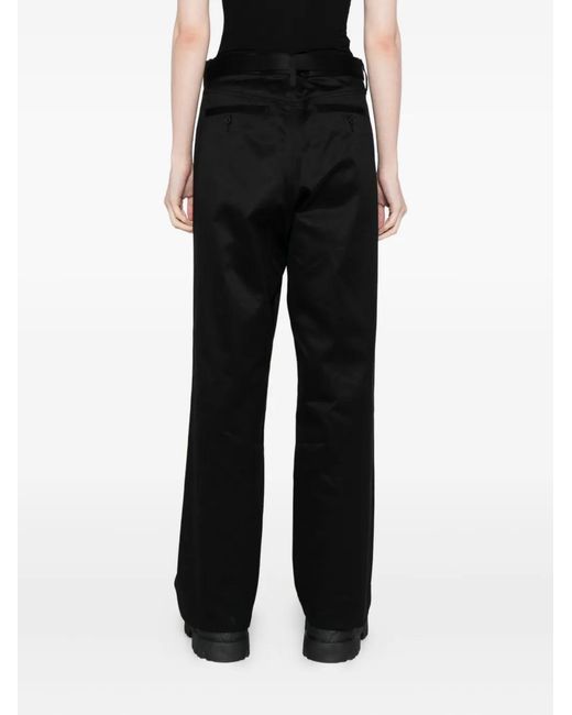 Sacai Black Belted Trousers