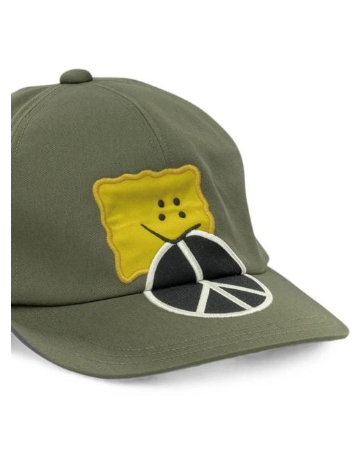 Kapital Baseballkappe Mit Patch-Detail in Green für Herren