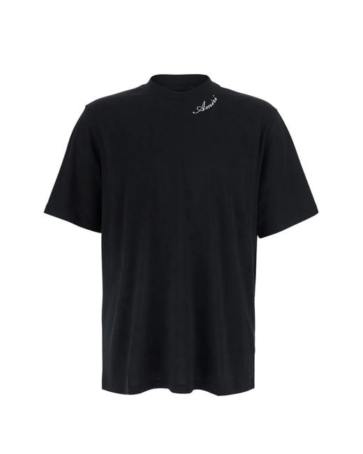 Amiri Black T-Shirt Cotton for men