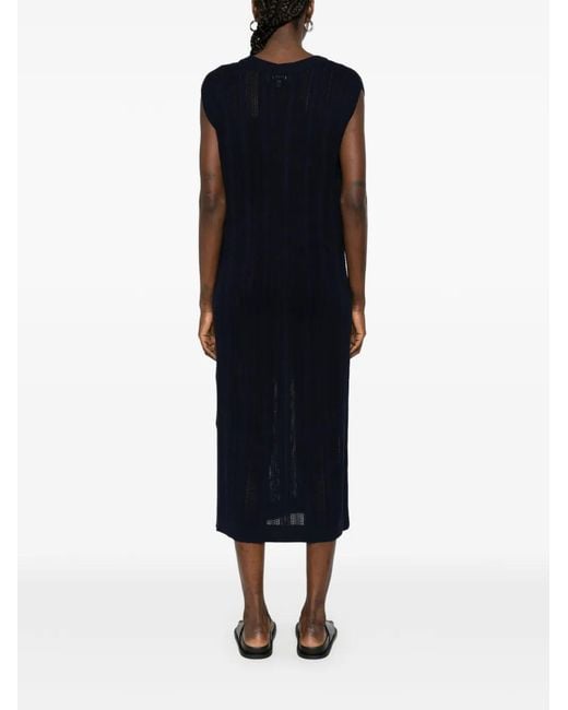 Bompard Gebreide Midi-Jurk in het Black
