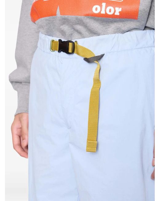 Kolor Blue Belted Trousers for men