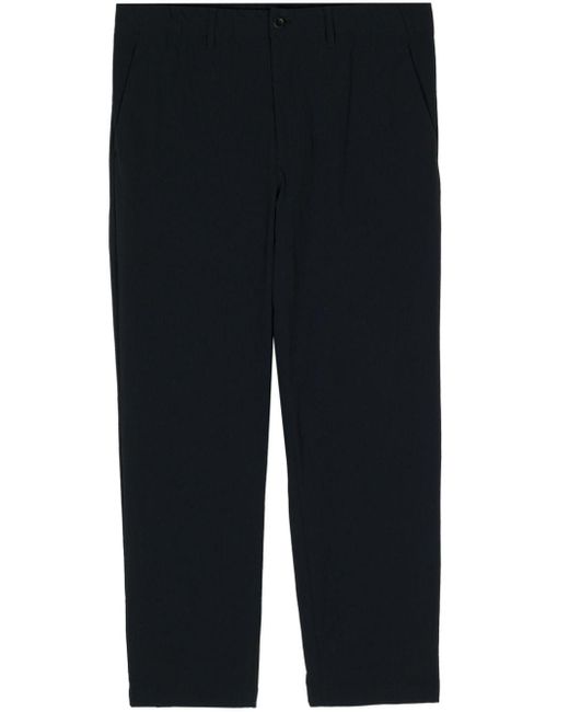 Snow Peak Blue Elasticated Waist Cropped Trousers for men