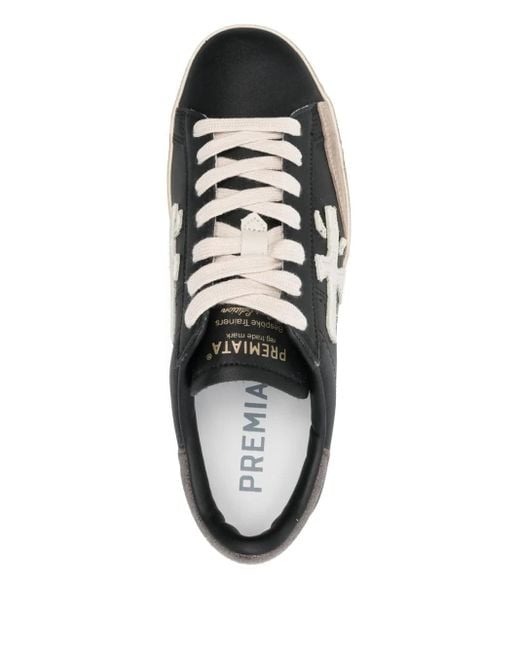 Premiata Black Steven Sneakers
