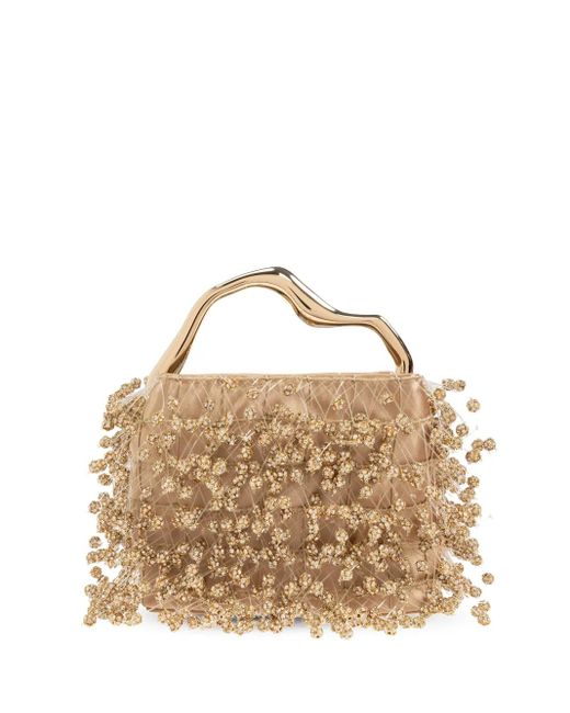 Borsa A Mano Solene Mini di Cult Gaia in Metallic