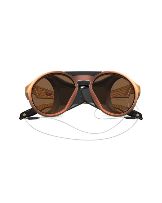 Oakley Clifden Coalesce Sonnenbrille mit rundem Gestell in Brown für Herren