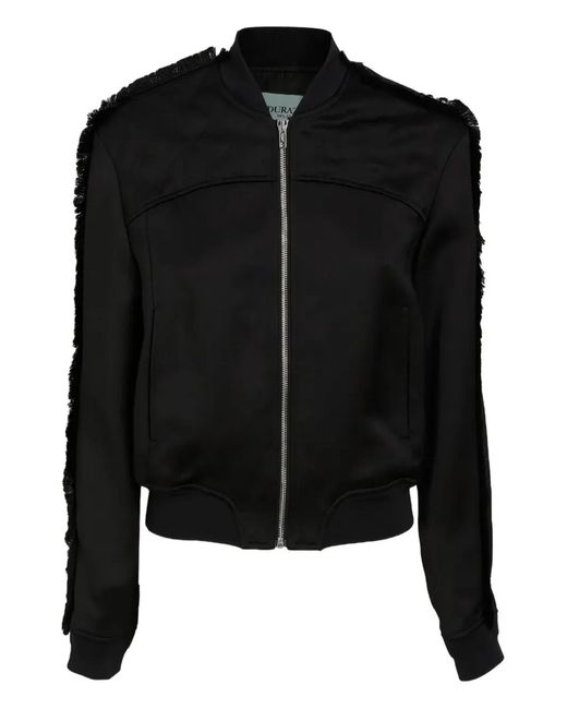 DURAZZI MILANO Black Fringed Jacket