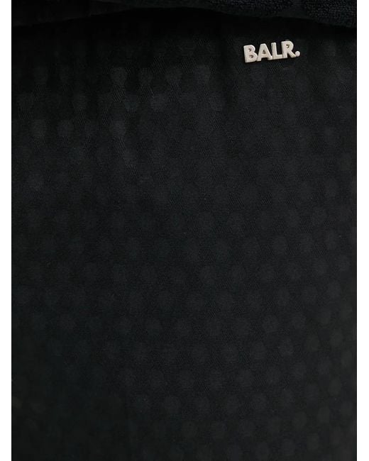BALR Black Patterned Trousers for men