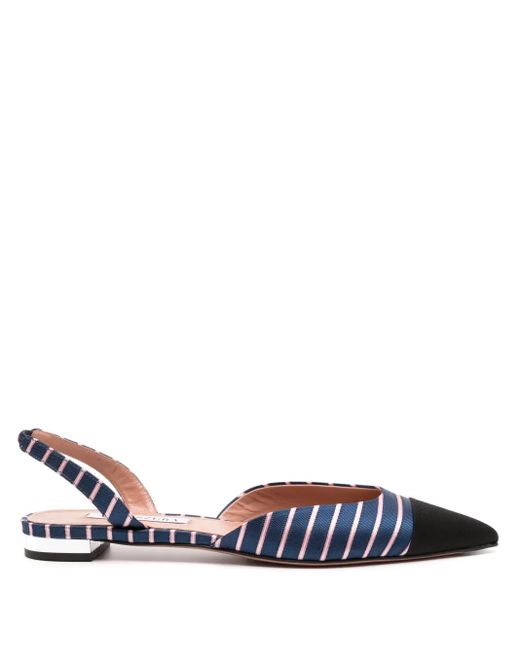 Aquazzura フラットパンプス Blue